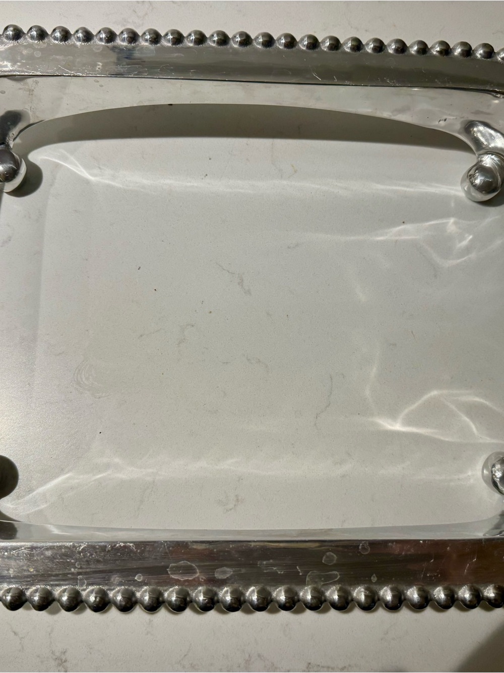 Mariposa Pearled Oblong Casserole Caddy